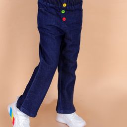 Superminis Solid Stretchable Denim Jeans - Navy Blue-image-95