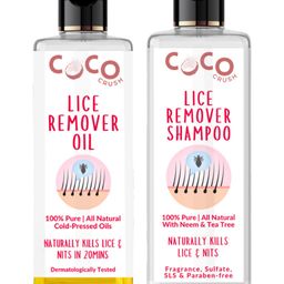 Coco Crush Ayurvedic Anti-Lice Combo: Oil, 50ml & Shampoo, 50ml | Kills Lice, Eggs & Nits-image-99