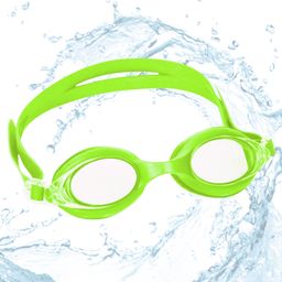 KARBD Swimming Goggles Kids Size with Anti Fog UV Protection Glasses - Kiddos, Neon Green Solid-image-18