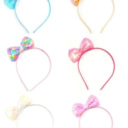 AmazingKarts Girls Set of 6 Bow Hairband-12