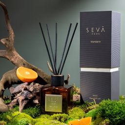 Seva Home Brown Mandarin Reed Aroma Oil Diffusers-250 ml image 1
