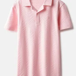 United Colors of Benetton Regular Fit Polo Neck Chevron T-Shirt-picture-20