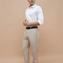CODE by Lifestyle Slim Fit Cutaway Collar Cotton Casual Shirt-image-6