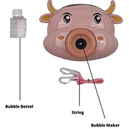 VGRASSP Automatic Bubbles Camera Toy Bubble Maker Machine With Light and Music Colorful Cartoon Shaped Design - Color and Design May Vary image 5