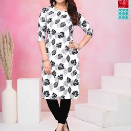 KETAKI FASHION Women Pack of 3 Printed Straight Crepe Kurta-image-87