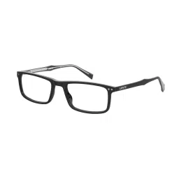 Levi's Black Rectangular Eye Frames for Men image 1