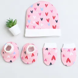 BUMZEE Infants Girls Printed Cotton Beanie-33