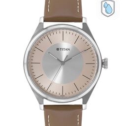 Titan Men Leather Straps Analogue Watch NP1802SL09-picture-14