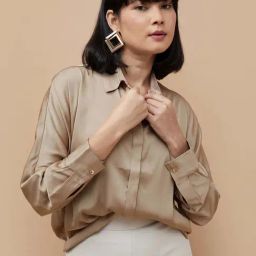 Code by Lifestyle Khaki Regular Fit Formal Shirt-picture-5