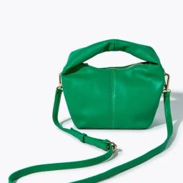 Forever 21 Green Polyester Solid Handbag-image-27