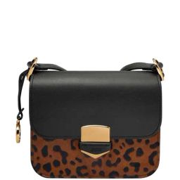 Fossil Lennox Brown & Black Printed Medium Sling Handbag-35