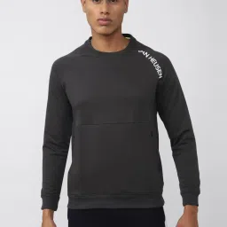 Van Heusen Flex Grey Regular Fit Sweatshirt image 1