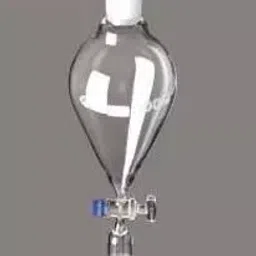 Glassco 1000 ml Pear Shape Separating Funnel With Glass Stopcock and stem inside cone 162.210.10-8