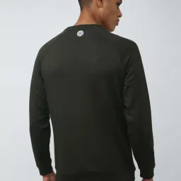 Van Heusen Flex Green Regular Fit Printed Sweatshirt image 2