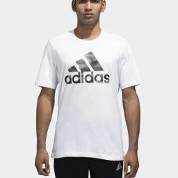Adidas White Regular Fit Printed Sports T-Shirt-image-94