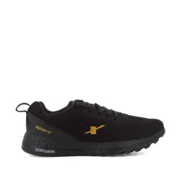 Sparx Men's Jet Black Running Shoes-45
