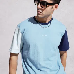 WROGN Typography Printed Colourblocked T-shirt-picture-11