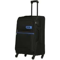 Citizen Journey Pulse Black Solid Soft Medium Trolley Bag - 68 Cms image 1