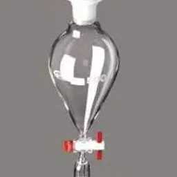 Glassco 100 ml Pear Shape Separating Funnel With PTFE Stopcock and stem inside cone 164.210.05-12