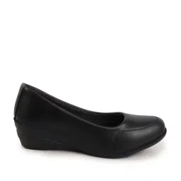 Fausto Women's Black Wedge Ballets-picture-13