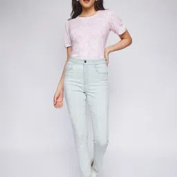 AND Light Blue Straight Fit Jeans-image-46