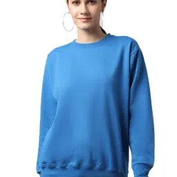 Vimal Jonney Blue Fleece Regular Fit Sweatshirt-picture-18