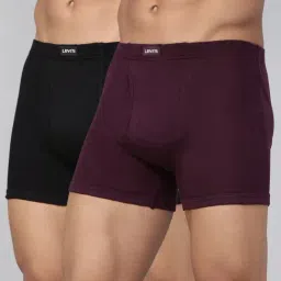 Levi's Multi Cotton Regular Fit Trunks - Pack Of 2-picture-28