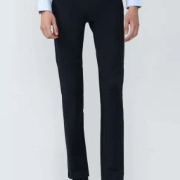 Van Heusen Navy Blue Slim Fit Trousers-image-21