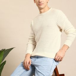 Mast & Harbour Self-Striped Pullover-image-20