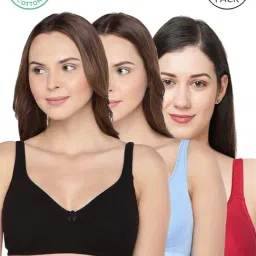 Inner Sense Multicolor Full Coverage Bra - Pack of 3-picture-12