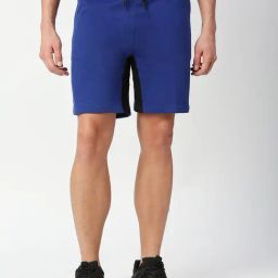 Fitz Blue Slim Fit Shorts-picture-39
