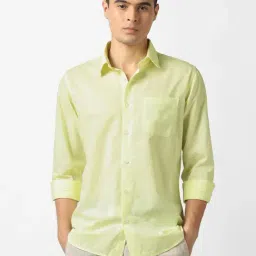 Van Heusen Green Cotton Regular Fit Shirt-picture-15