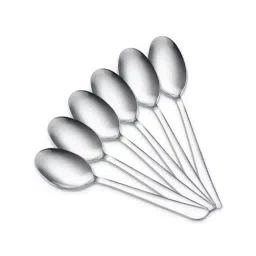 Judge by Prestige Sparkle Stainless Steel Dessert Spoon 6 pc Set Dishwasher Safe Silver-picture-5