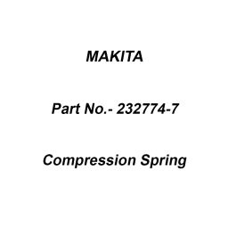 Makita Compression Spring Size 6 for UC100D, Part No 232774-7-picture-35