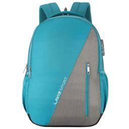 Lavie Sport Diagonal 36L Anti-theft Laptop Backpack For Men & Women (Teal)-image-84