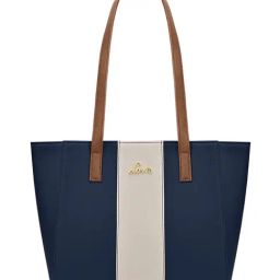 Lavie Estella Navy Leather Small Tote Bag-image-92