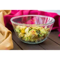 Femora Borosilicate Glass Microwave Safe Mixing Bowls (400 ml, 700 ml, 1050 ml & 2100 ml) - Set of 4 image 2