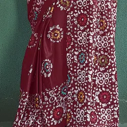 Anouk Rustic Block Print Saree image 5