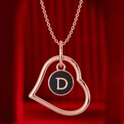 Malabar Gold and Diamonds 14k Gold Alphabet D Pendant for Women-image-22
