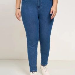 Honey Curvytude By Pantaloons Blue Skinny Fit Jeans-image-83