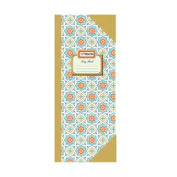 Trison Half Day Book No.4 White Binding 256 Pages 13.5x34 cm-16