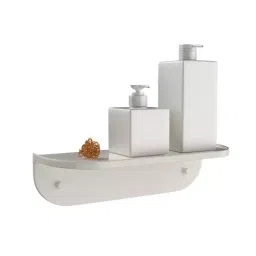 RN Stainless Steel White Polished Finish Bathroom Shelf, 9011-image-37