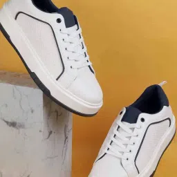 Metro Men's White Casual Sneakers-picture-48