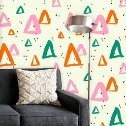 ArtzFolio Printed UV-Resistant Anti-Bacterial Abstract Geometrical Shapes Peel & Stick Wallpaper-image-30