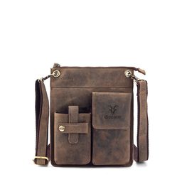 Goatter Men Leather Messenger Bag-14