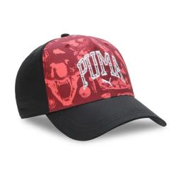 Puma Dark Crimson Printed Basketball Cap-image-92