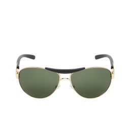 CRIBA Unisex Green Lens & Gold-Toned Aviator Sunglasses with UV Protected Lens-14
