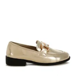 Rag & Co Women's Gold Casual Loafers-picture-28