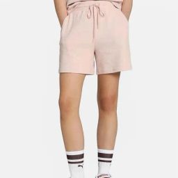 Puma Pink Regular Fit Shorts-image-35