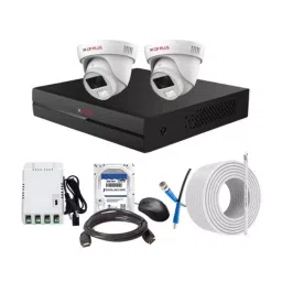 CP PLUS CCTV Combo Kit 2.4 MP Full Colour HD Audio Indoor & Outdoor with 4 Channel DVR, 2 Dome Camera, 4 Channel SMPS, 70 m Copper Cable, 2 TB HDD & Connectors-image-65